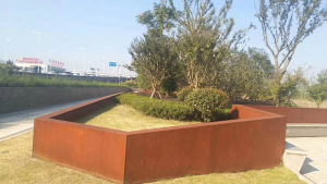 行唐耐候钢挡土墙